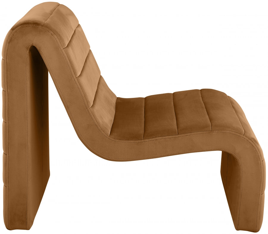 Fauteuil d'appoint rembourré en chenille Vivi 
