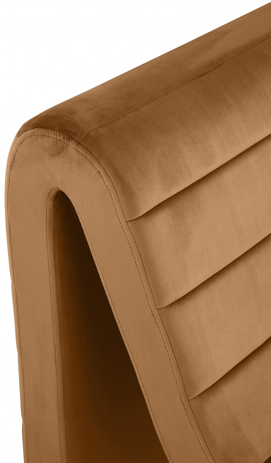 Fauteuil d'appoint rembourré en chenille Vivi 