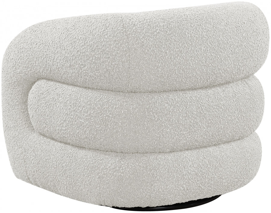 Fauteuil d'appoint rembourré en chenille Vivi 