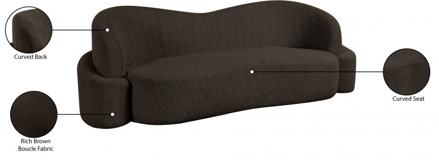 Principessa Boucle Fabric Sofa