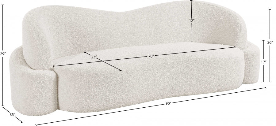 Principessa Boucle Fabric Sofa