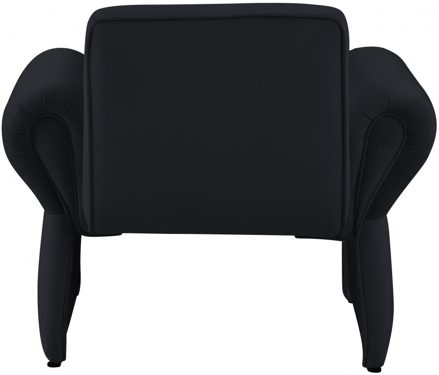 Fauteuil d'appoint rembourré en chenille Vivi 