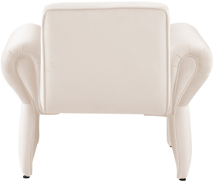 Fauteuil d'appoint rembourré en chenille Vivi 