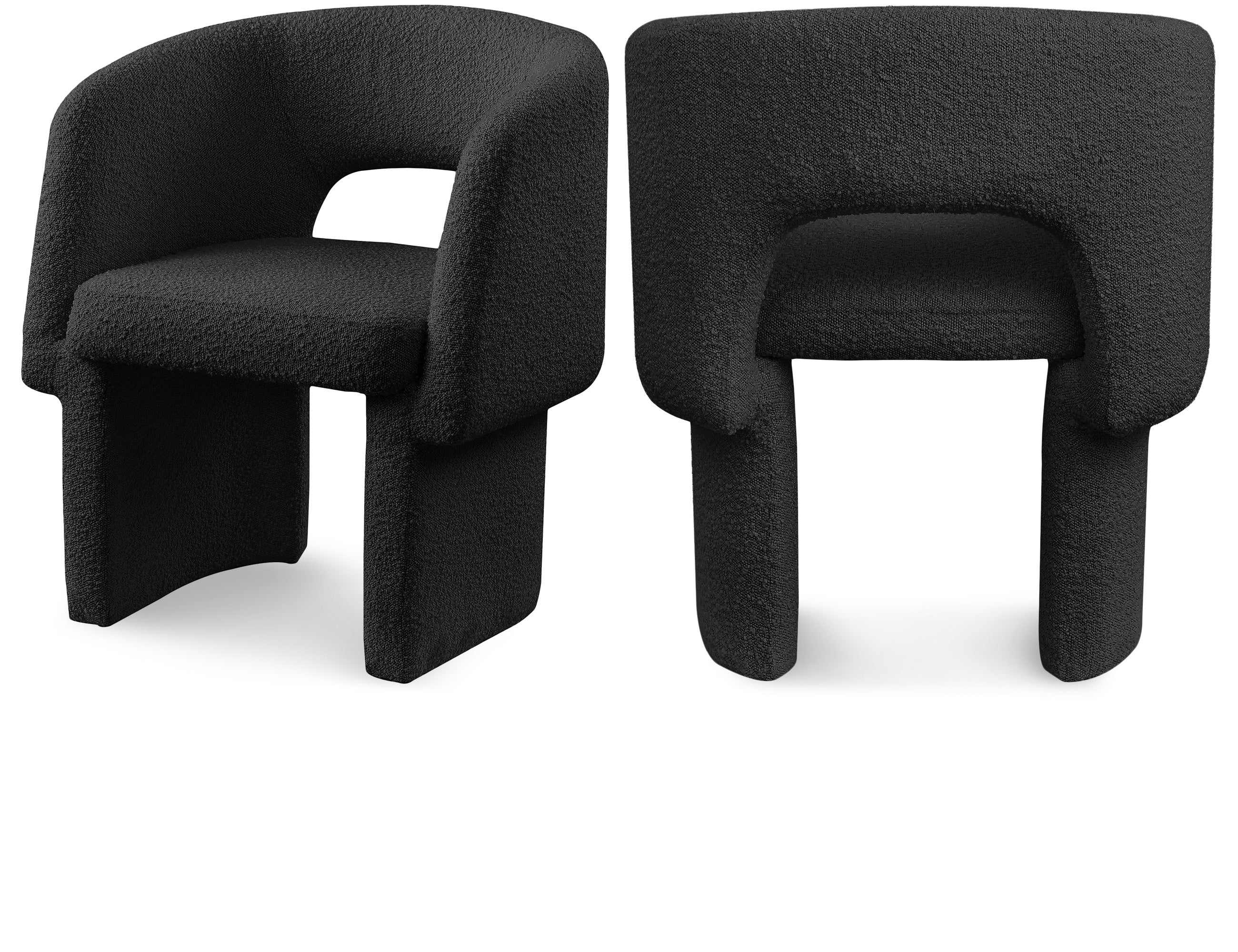 Fauteuil d'appoint rembourré en chenille Vivi 