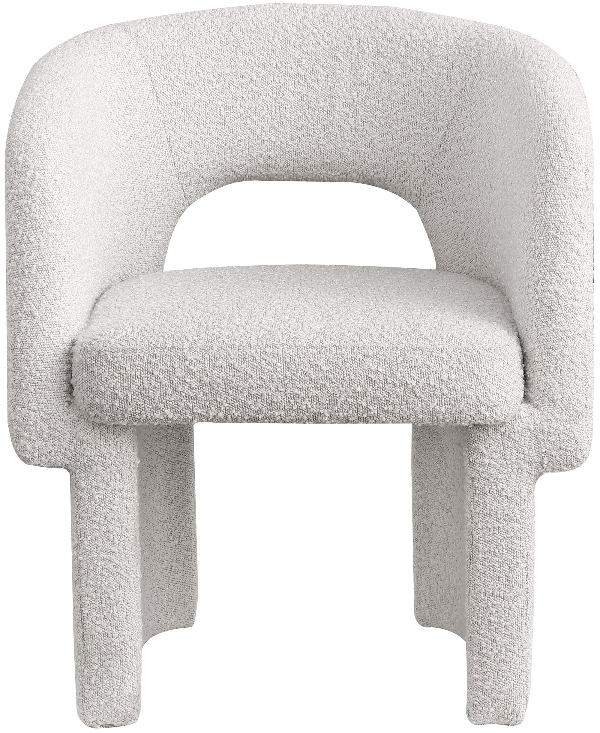 Fauteuil d'appoint rembourré en chenille Vivi 