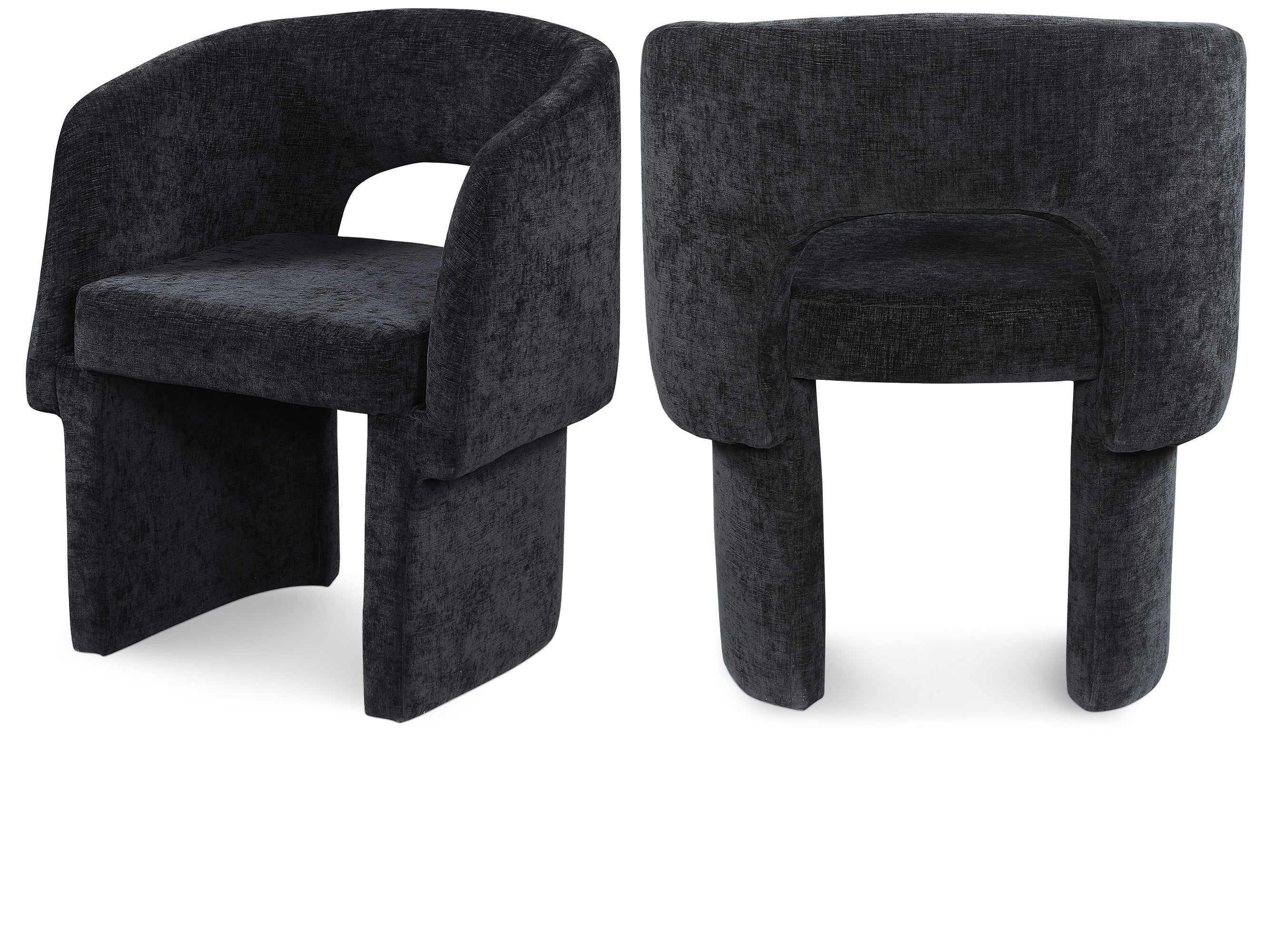 Fauteuil d'appoint rembourré en chenille Vivi 
