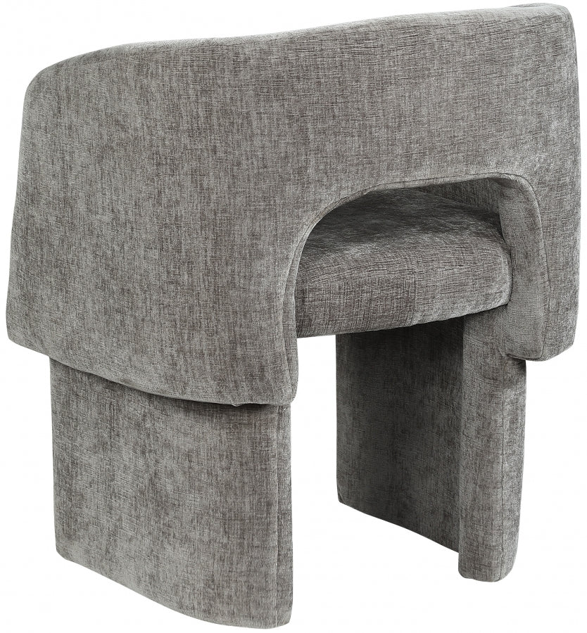 Fauteuil d'appoint rembourré en chenille Vivi 