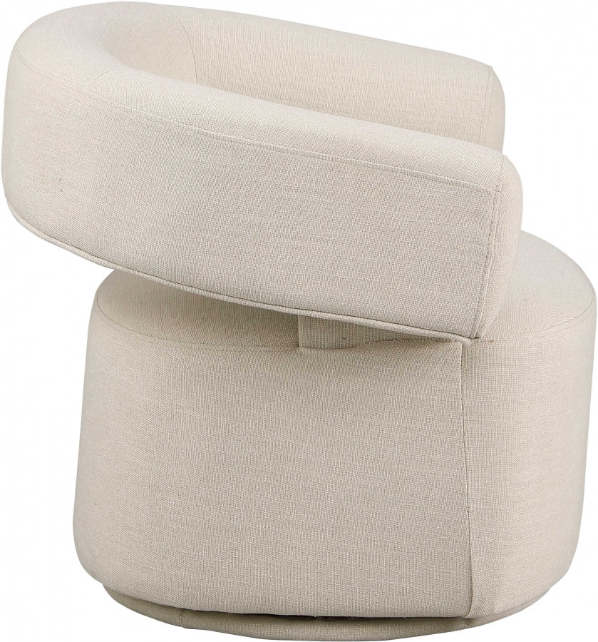 Fauteuil d'appoint rembourré en chenille Vivi 