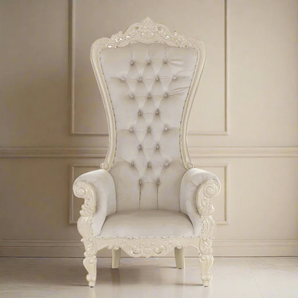 Chloe Throne Chair - Velvet