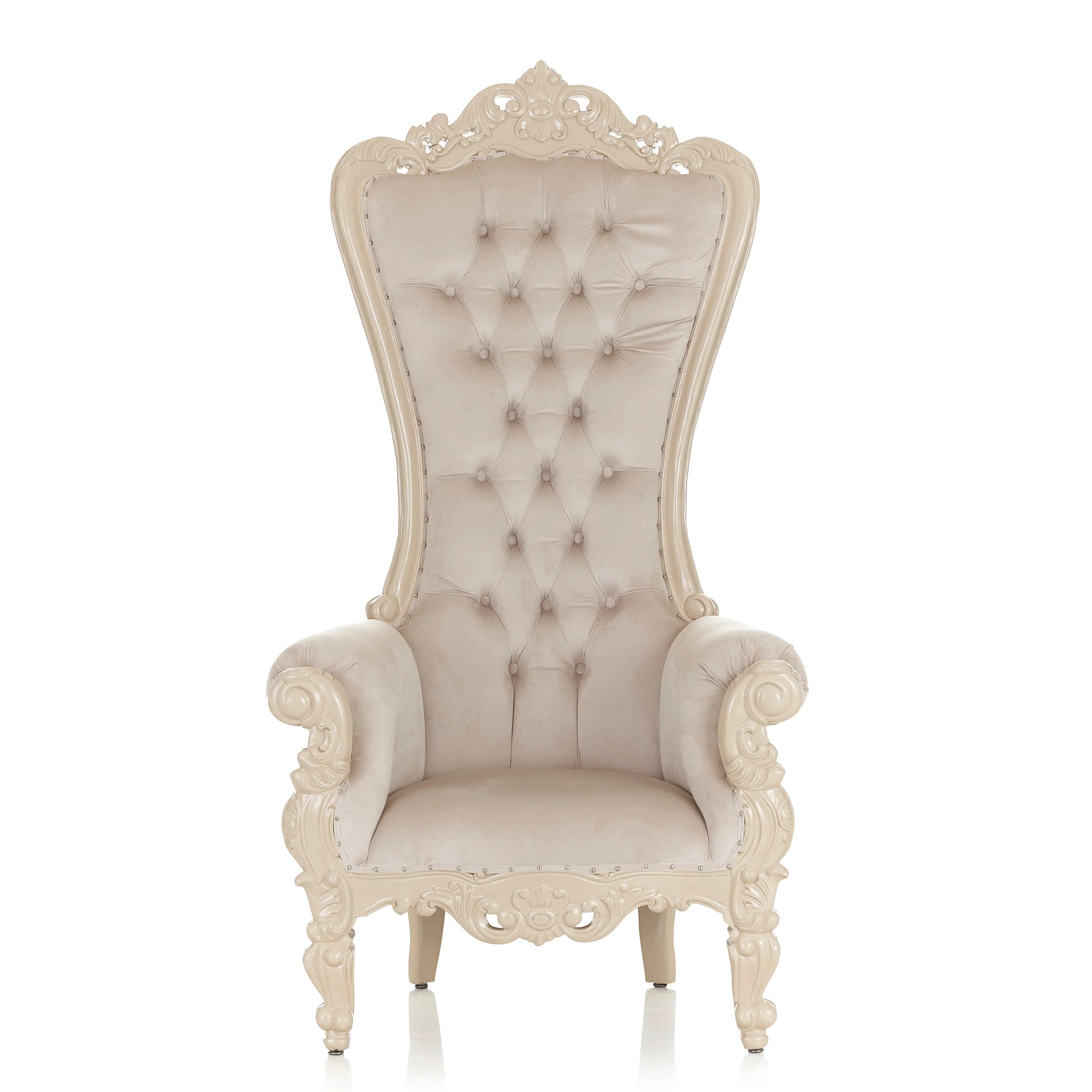 Chloe Throne Chair - Velvet