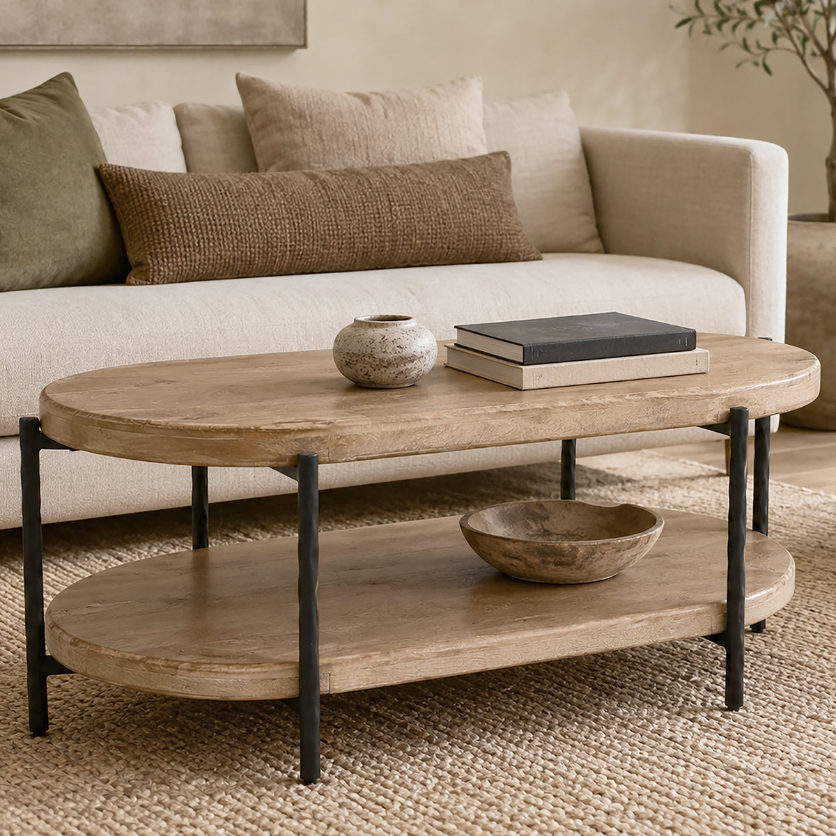 Johar Oval Coffee Table