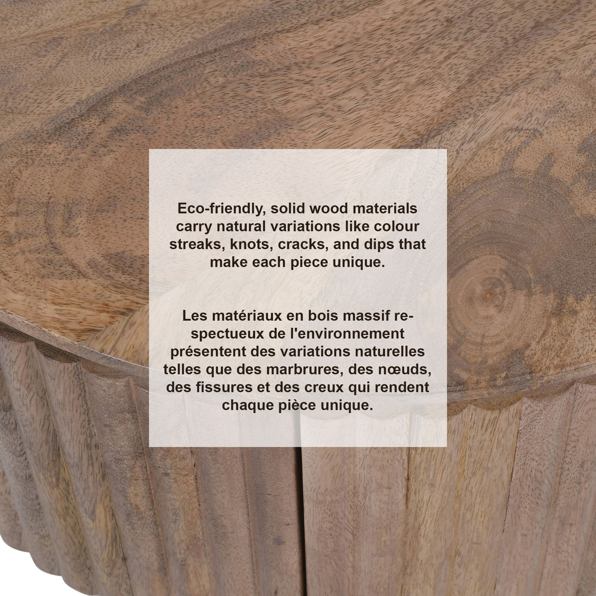Balark Round Lift-Top Coffee Table