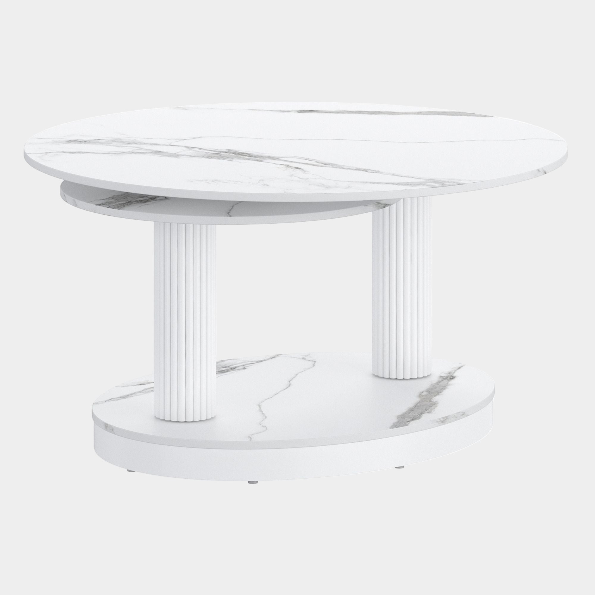 Elara Coffee Table in White
