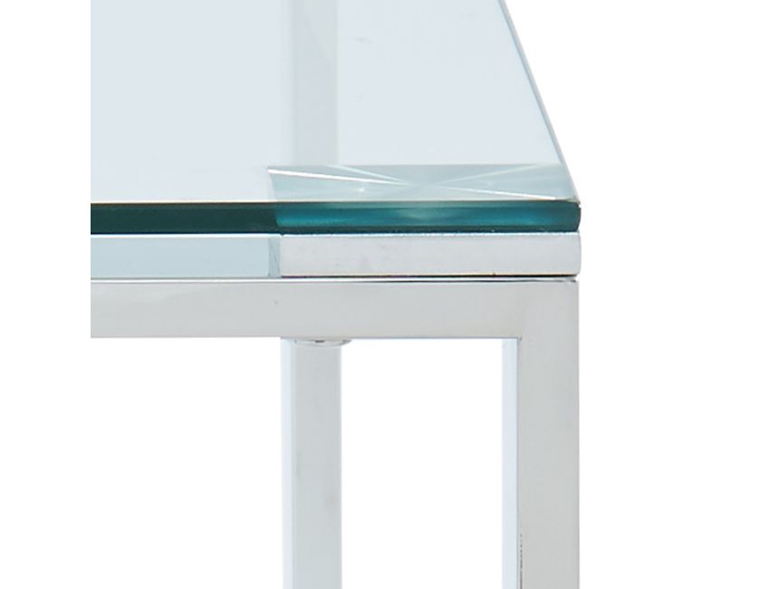 Zevon Coffee Table in Silver