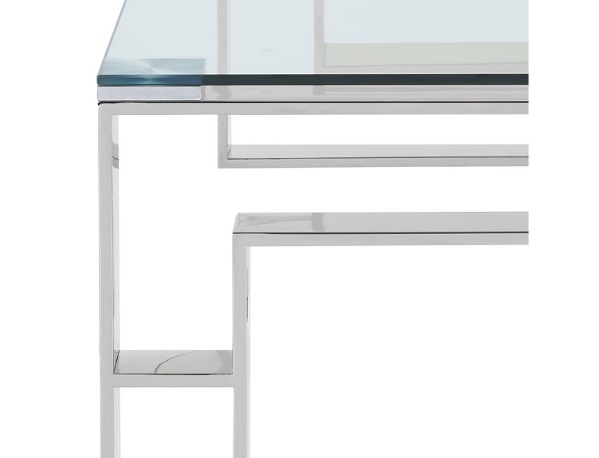 Eros Coffee Table in Silver