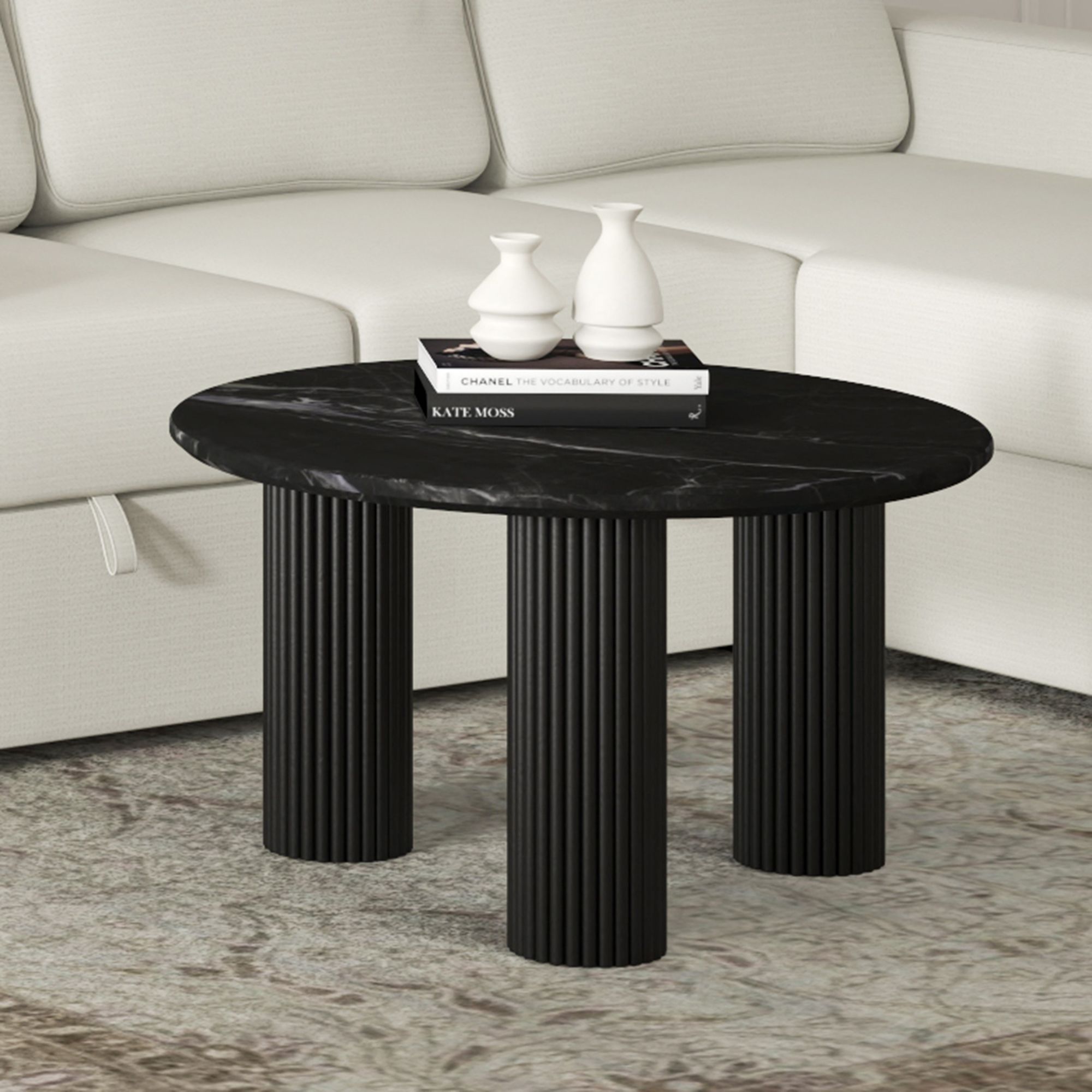 Jilsa Coffee Table in Black