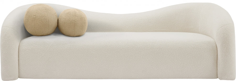 Kali Faux Shearling Teddy Fabric Sofa