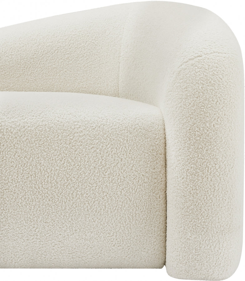 Kali Faux Shearling Teddy Fabric Sofa