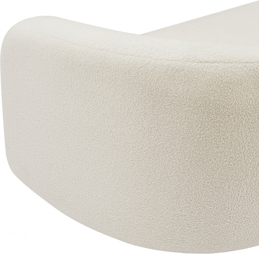 Kali Faux Shearling Teddy Fabric Sofa