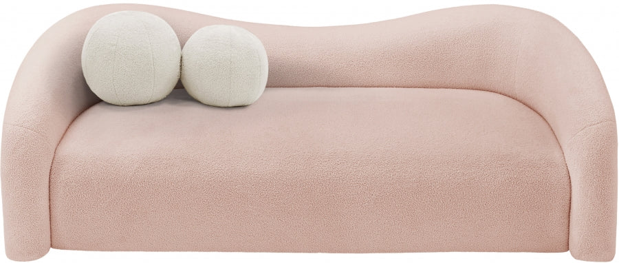 Kali Faux Shearling Teddy Fabric Sofa