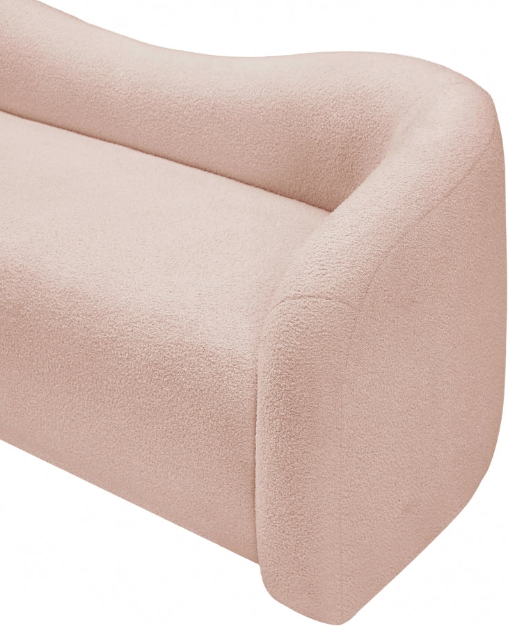 Kali Faux Shearling Teddy Fabric Sofa