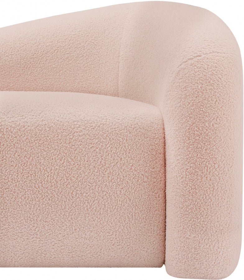 Kali Faux Shearling Teddy Fabric Sofa