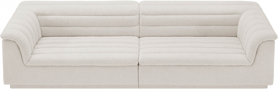 Cascade Boucle Fabric Sofa