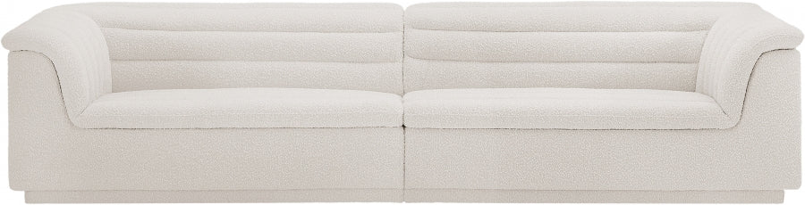 Cascade Boucle Fabric Sofa