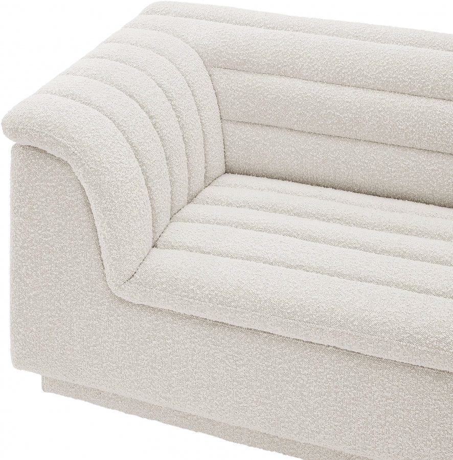 Cascade Boucle Fabric Sofa