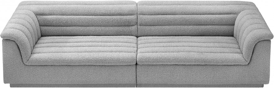 Cascade Boucle Fabric Sofa