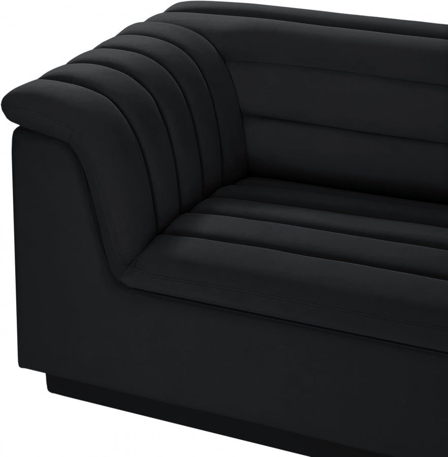 Cascade Velvet Fabric Sofa