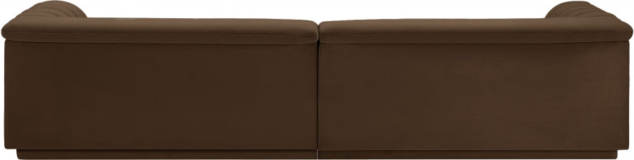 Cascade Velvet Fabric Sofa