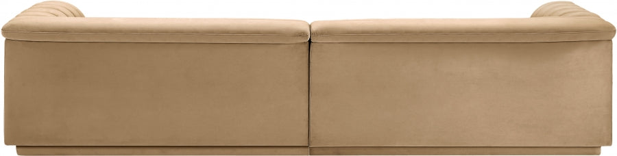 Cascade Velvet Fabric Sofa