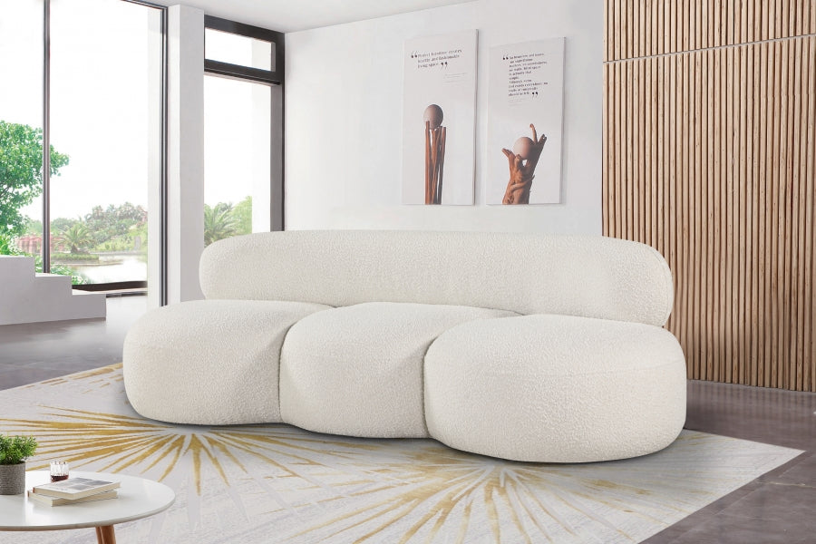 Venti Boucle Fabric Sofa