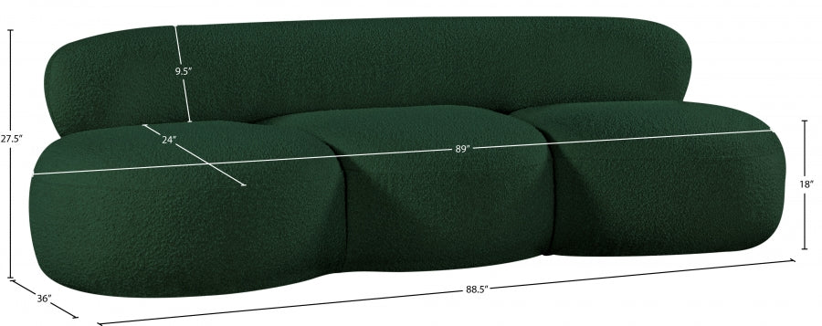 Venti Boucle Fabric Sofa