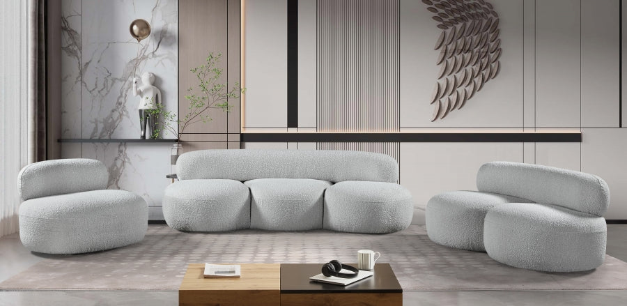 Venti Boucle Fabric Sofa