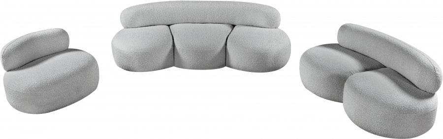 Venti Boucle Fabric Sofa