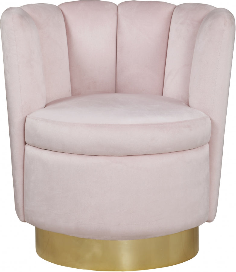 Fauteuil d'appoint rembourré en chenille Vivi 