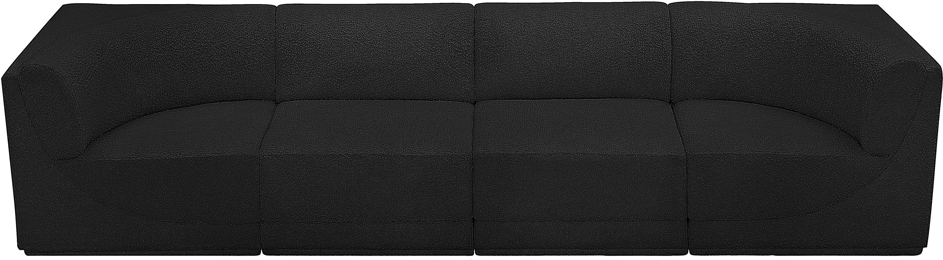 Ollie Boucle Fabric Sofa with Armrest