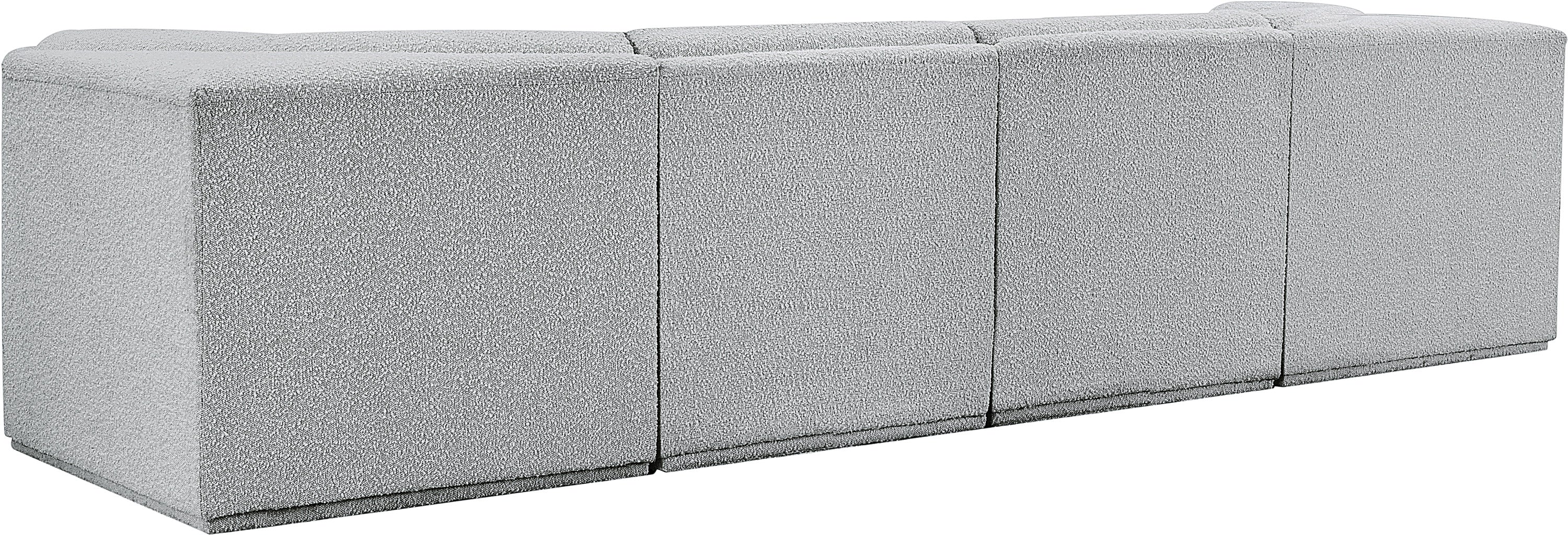 Ollie Boucle Fabric Sofa with Armrest