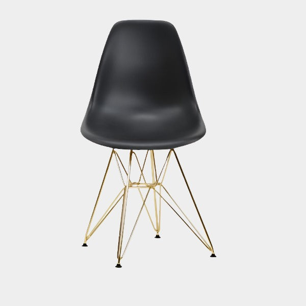 Eiffel Dining Chair (Gold Legs)