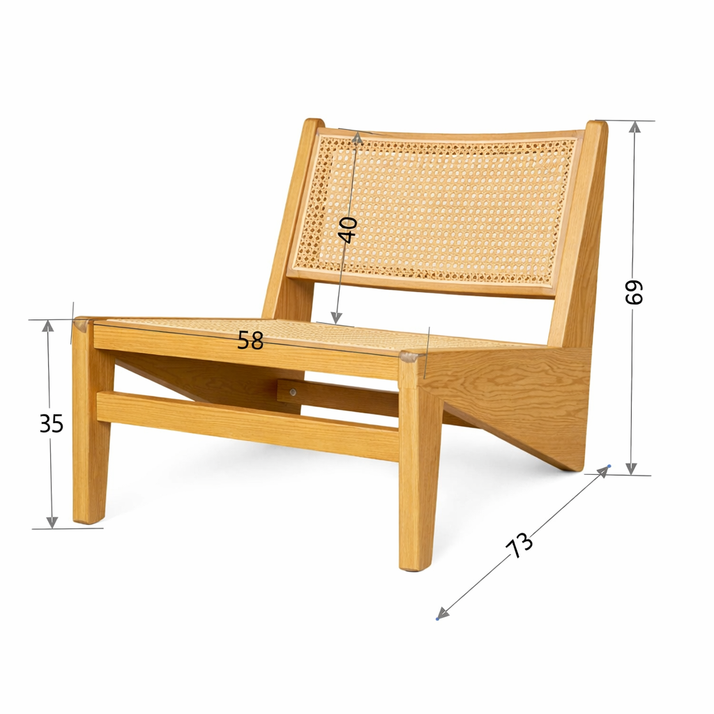 Canberra Wood Lounge Chair