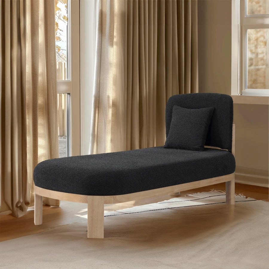 Maybourne Boucle Fabric Chaise / Bench