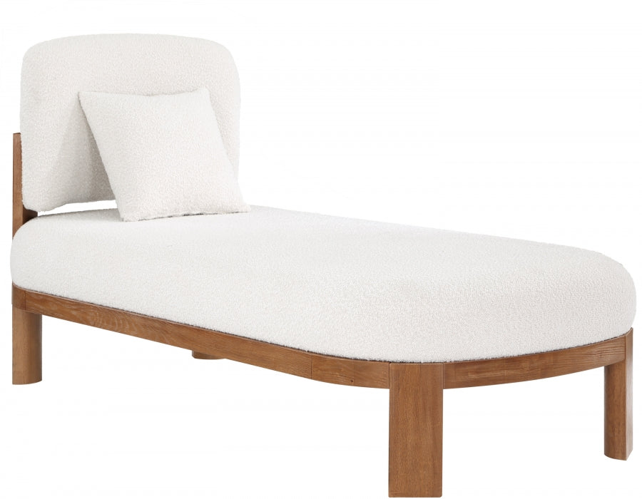 Maybourne Boucle Fabric Chaise / Bench