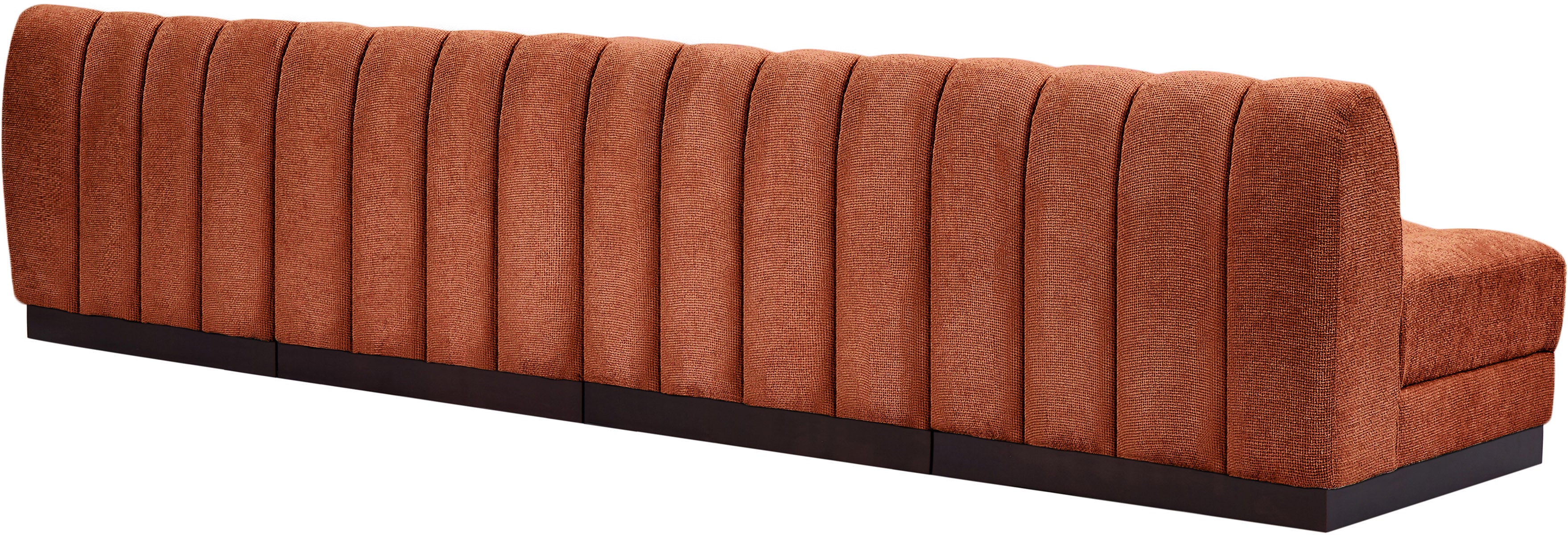 Quinn Chenille Fabric Armless Sofa