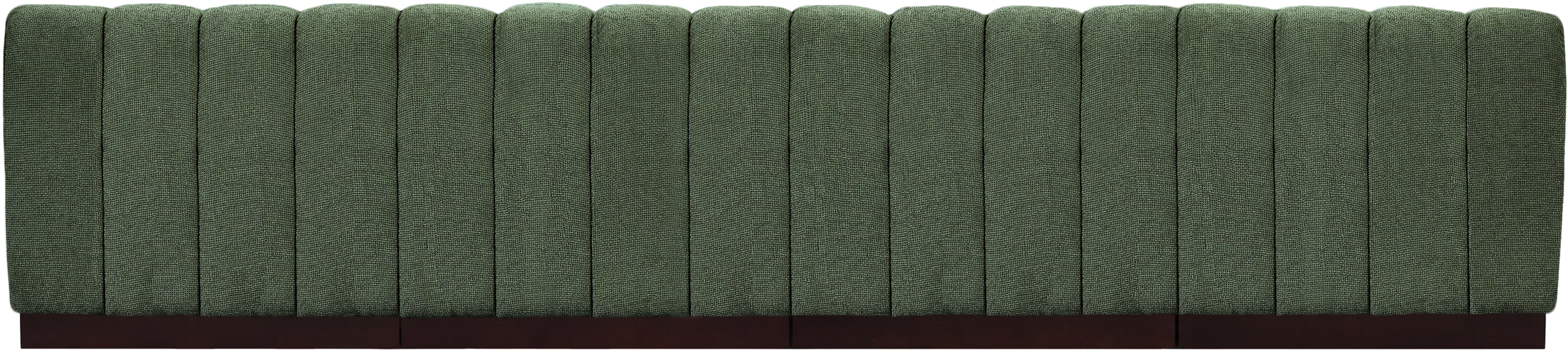 Quinn Chenille Fabric Armless Sofa