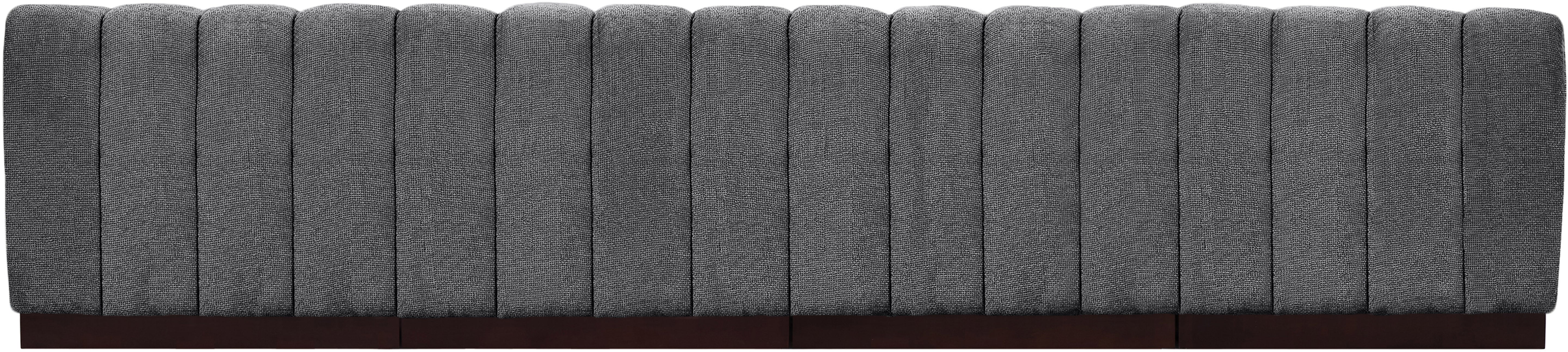 Quinn Chenille Fabric Armless Sofa