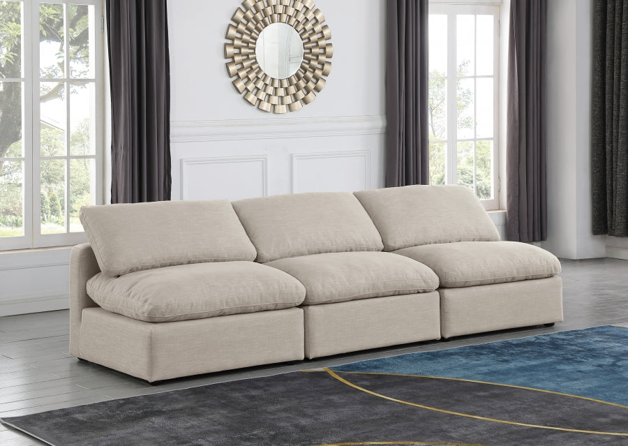 Indulge Linen Textured Fabric Sofa