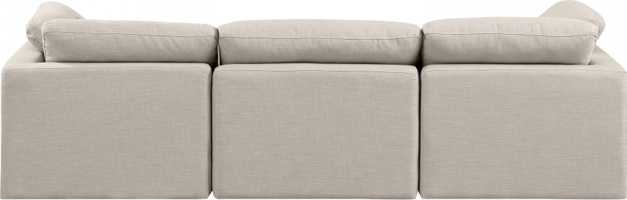 Indulge Linen Textured Fabric Sofa