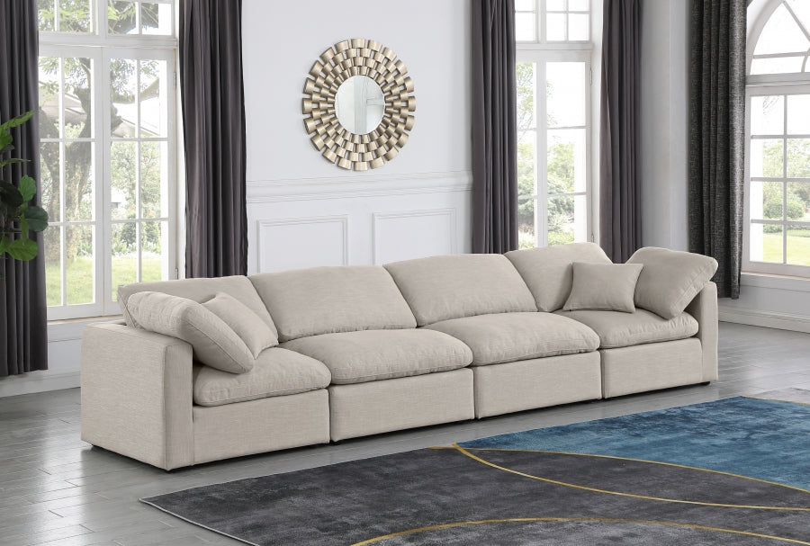 Indulge Linen Textured Fabric Sofa